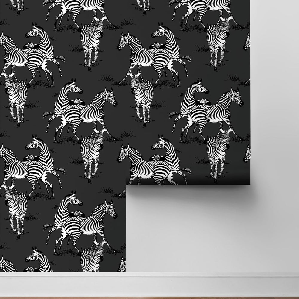 
                  
                    HG11120 zebra peel and stick wallpaper roll from Harry & Grace
                  
                