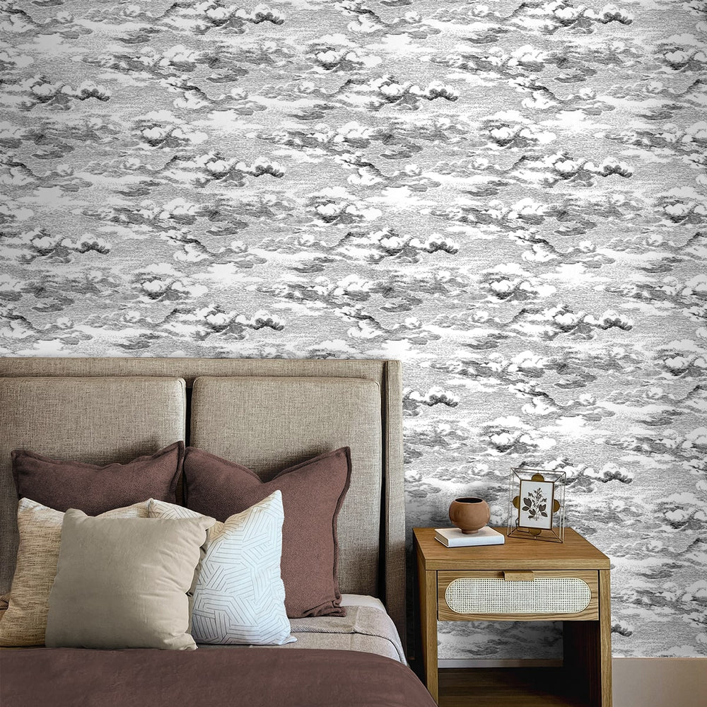 
                  
                    HG11200 cloud peel and stick wallpaper bedroom from Harry & Grace
                  
                