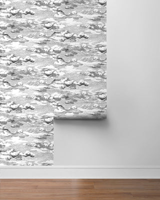 HG11200 cloud peel and stick wallpaper roll from Harry & Grace