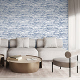 HG11202 cloud peel and stick wallpaper living room from Harry & Grace
