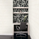 HG11400 leopard print peel and stick wallpaper office from Harry & Grace