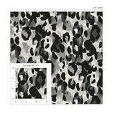 HG11400 leopard print peel and stick wallpaper scale from Harry & Grace