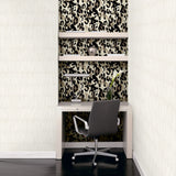 HG11405 leopard print peel and stick wallpaper office from Harry & Grace