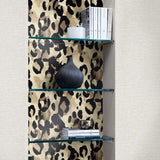 HG11405 leopard print peel and stick wallpaper decor from Harry & Grace