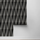 HG11500 geometric peel and stick wallpaper roll from Harry & Grace
