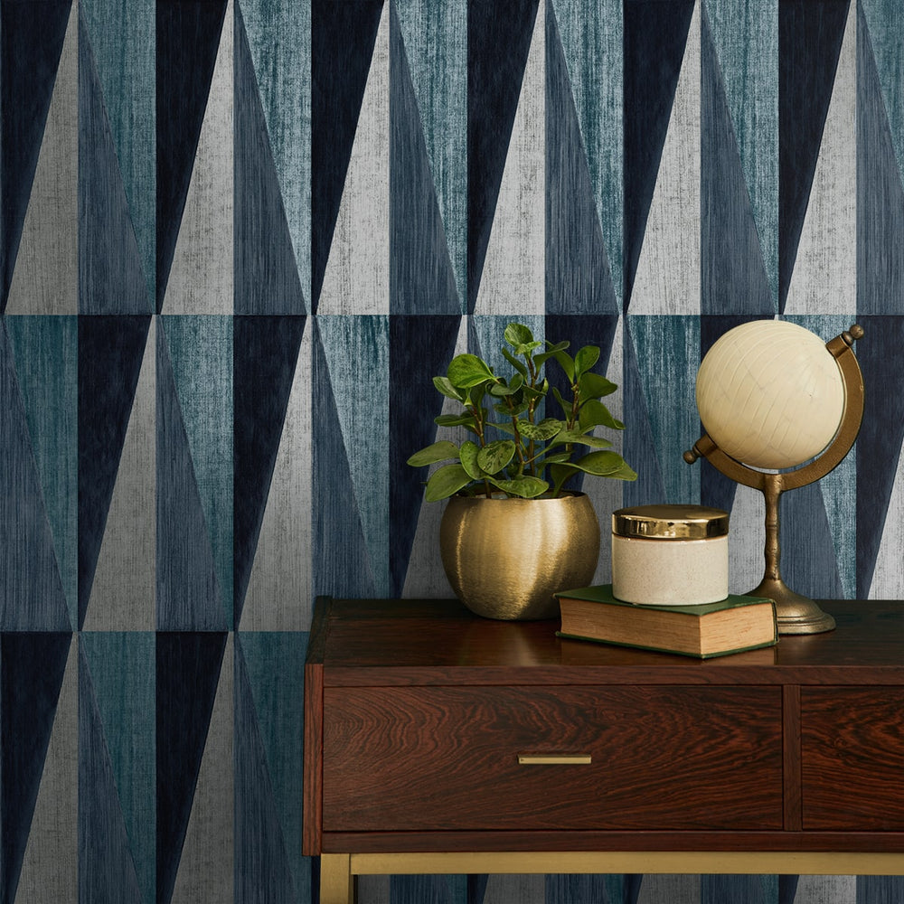 HG11502 geometric peel and stick wallpaper decor from Harry & Grace