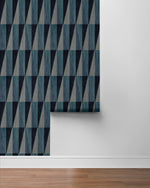 HG11502 geometric peel and stick wallpaper roll from Harry & Grace