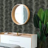 HG11700 chevron peel and stick abstract wallpaper bedroom from Harry & Grace