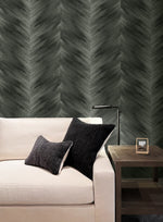 HG11700 chevron peel and stick abstract wallpaper living room from Harry & Grace