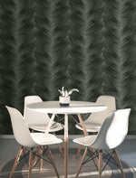 HG11700 chevron peel and stick abstract wallpaper dining room from Harry & Grace
