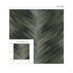 HG11700 chevron peel and stick abstract wallpaper scale from Harry & Grace