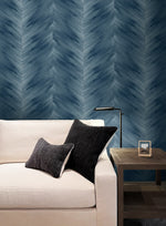 HG11702 chevron peel and stick abstract wallpaper living room from Harry & Grace