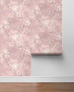 HG11801 floral peel and stick wallpaper roll from Harry & Grace