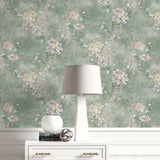 HG11804 floral peel and stick wallpaper decor from Harry & Grace