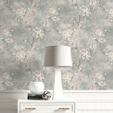 HG11808 floral peel and stick wallpaper decor from Harry & Grace
