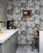 HG12000 graffiti peel and stick wallpaper kitchen from Harry & Grace