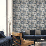 HG12002 graffiti peel and stick wallpaper living room from Harry & Grace