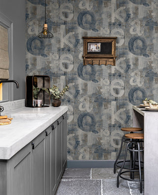 HG12002 graffiti peel and stick wallpaper kitchen from Harry & Grace