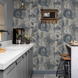 HG12002 graffiti peel and stick wallpaper kitchen from Harry & Grace