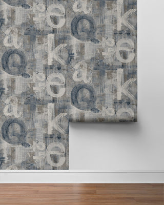 HG12002 graffiti peel and stick wallpaper roll from Harry & Grace