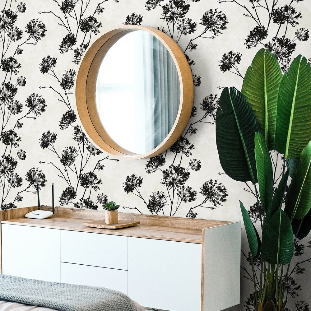 
                  
                    HG12100 floral peel and stick wallpaper living room from Harry & Grace
                  
                