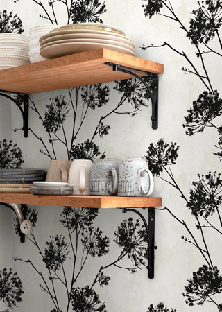 HG12100 floral peel and stick wallpaper accent from Harry & Grace