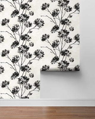 HG12100 floral peel and stick wallpaper roll from Harry & Grace