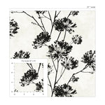 HG12100 floral peel and stick wallpaper scale from Harry & Grace