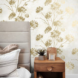 HG12105 floral peel and stick wallpaper decor from Harry & Grace