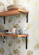 HG12105 floral peel and stick wallpaper accent from Harry & Grace