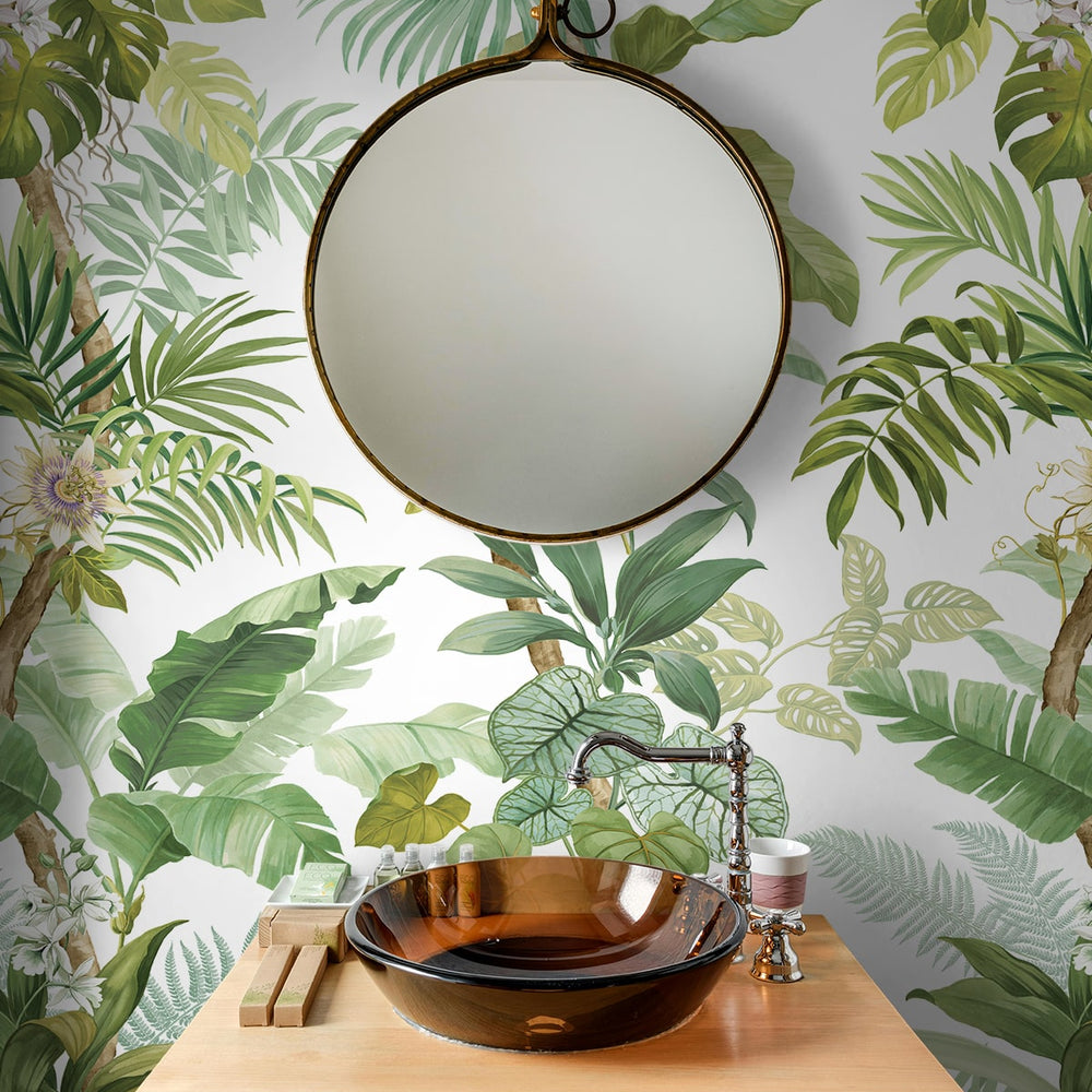 
                  
                    HG12304M tropical peel and stick wall mural bathroom from Harry & Grace
                  
                