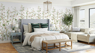 HG12404M chinoiserie peel and stick wall mural bedroom from Harry & Grace