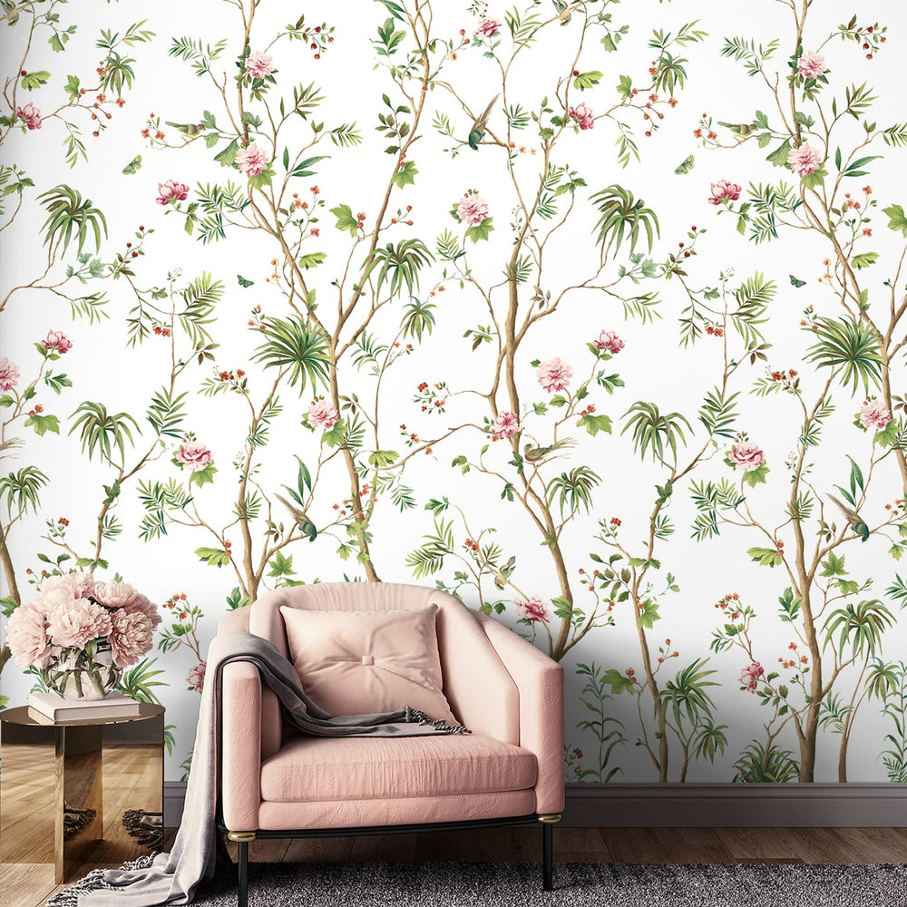 
                  
                    HG12404M chinoiserie peel and stick wall mural living room from Harry & Grace
                  
                