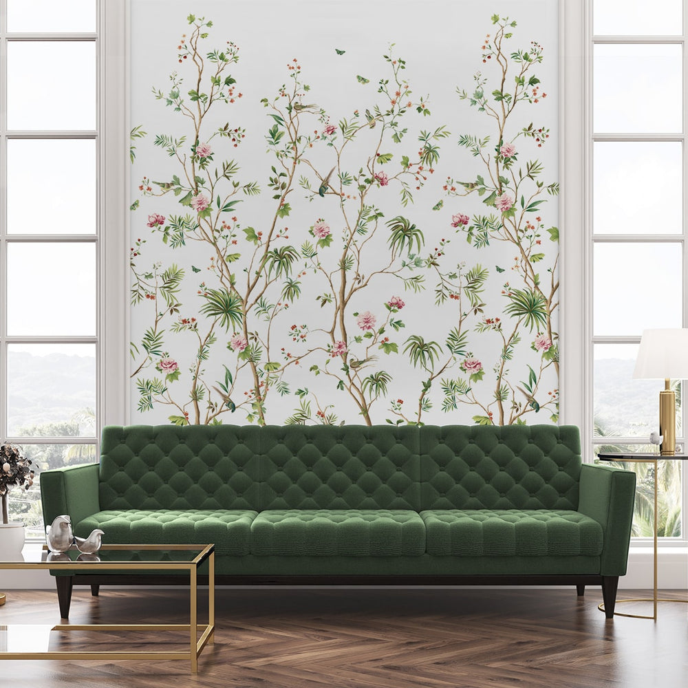 
                  
                    HG12404M chinoiserie peel and stick wall mural decor from Harry & Grace
                  
                