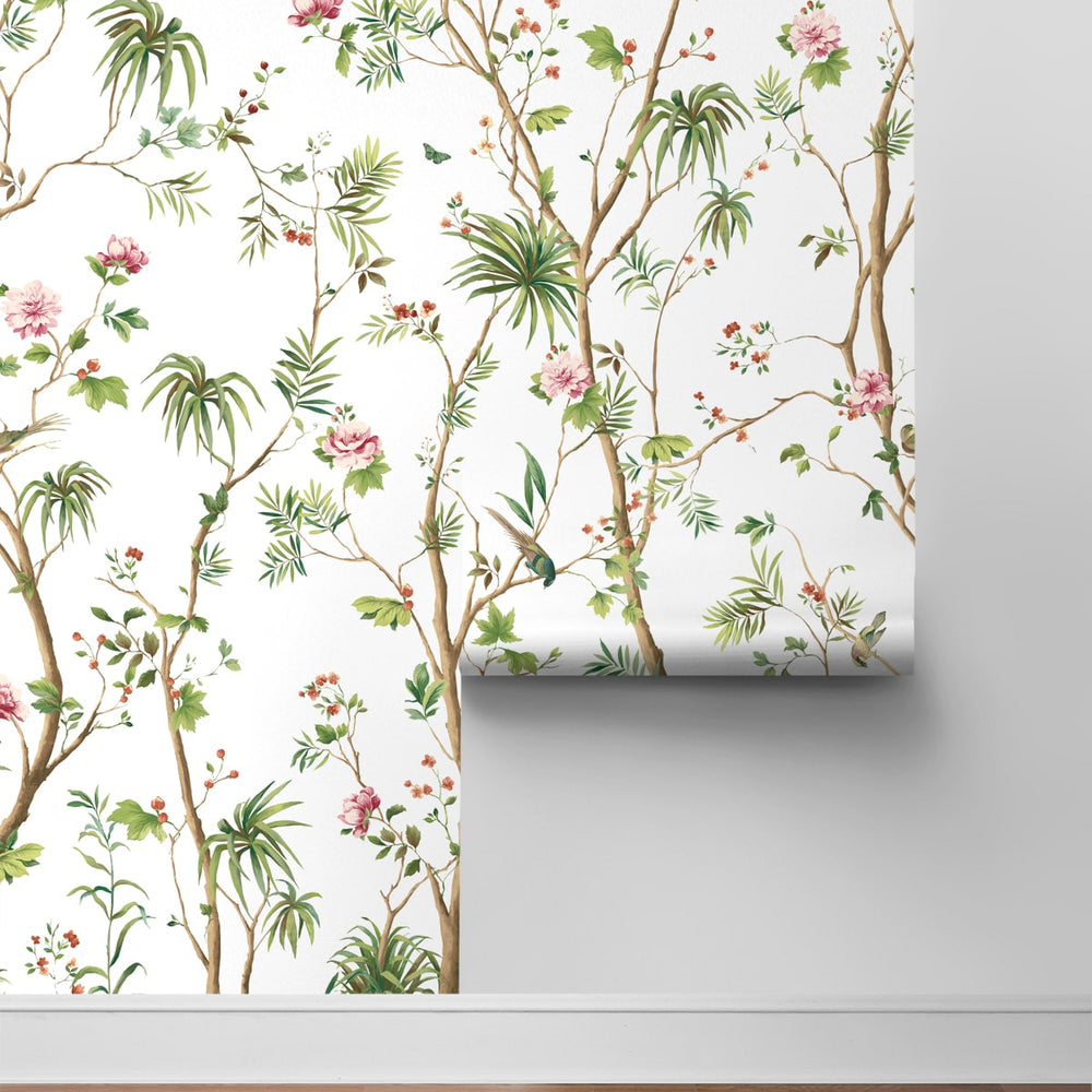 
                  
                    HG12404M chinoiserie peel and stick wall mural roll from Harry & Grace
                  
                