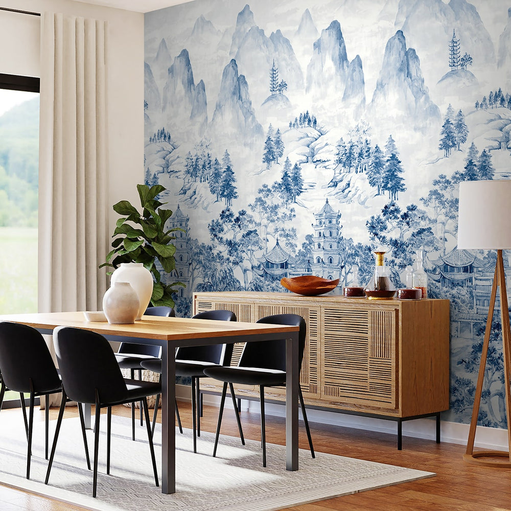 
                  
                    HG12502M scenic mountain peel and stick wall mural dining room from Harry & Grace
                  
                