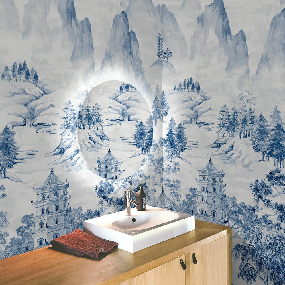 
                  
                    HG12502M scenic mountain peel and stick wall mural bathroom from Harry & Grace
                  
                