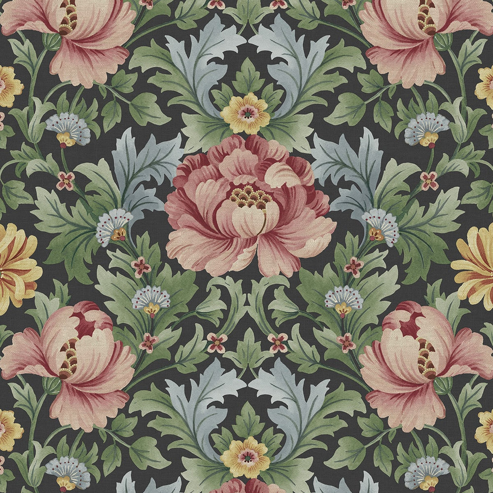 HG12601 vintage floral peel and stick wallpaper from Harry & Grace
