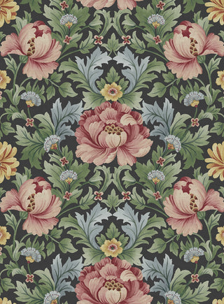 HG12601 vintage floral peel and stick wallpaper from Harry & Grace