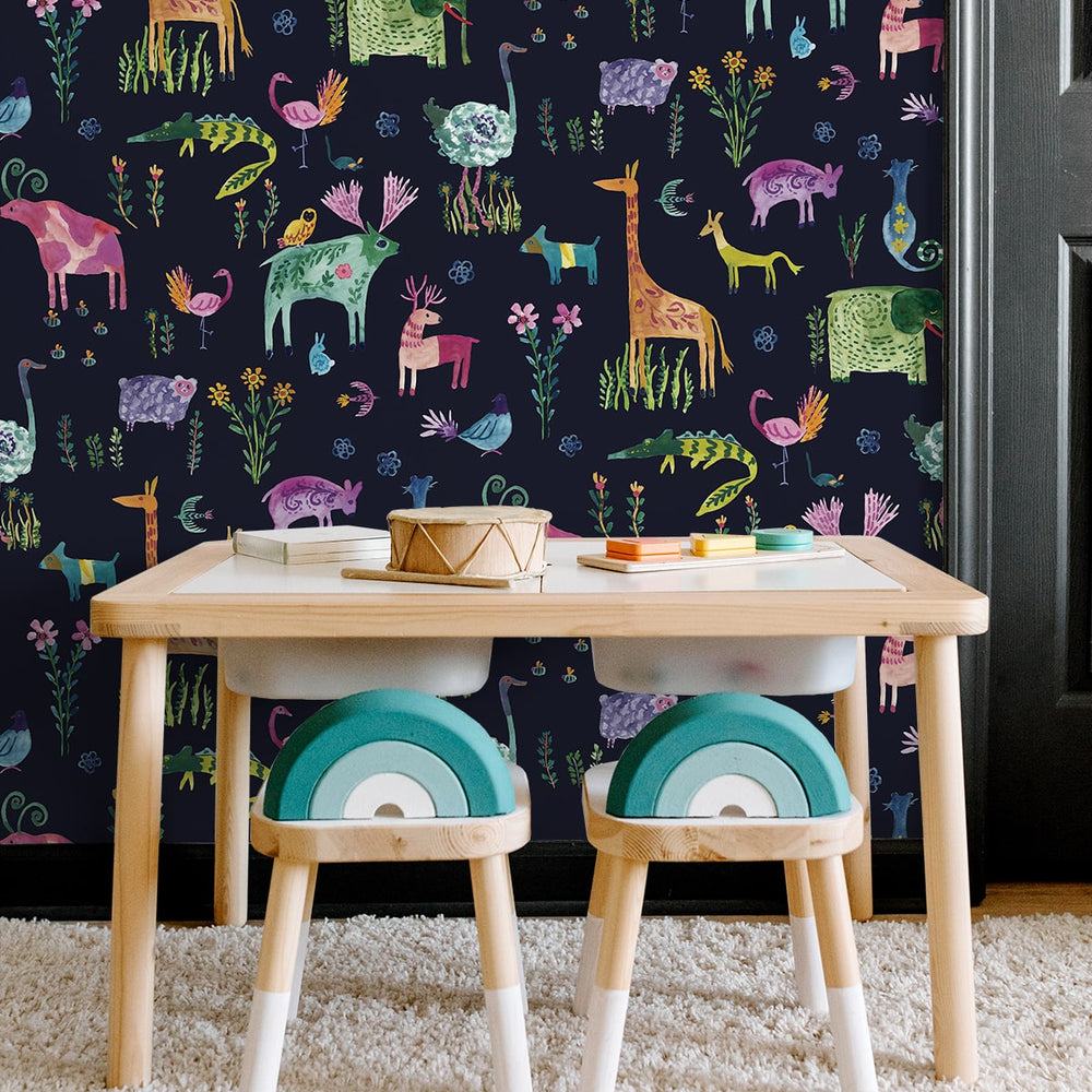 
                  
                    HG12802 animal peel and stick wallpaper nursery from Harry & Grace
                  
                