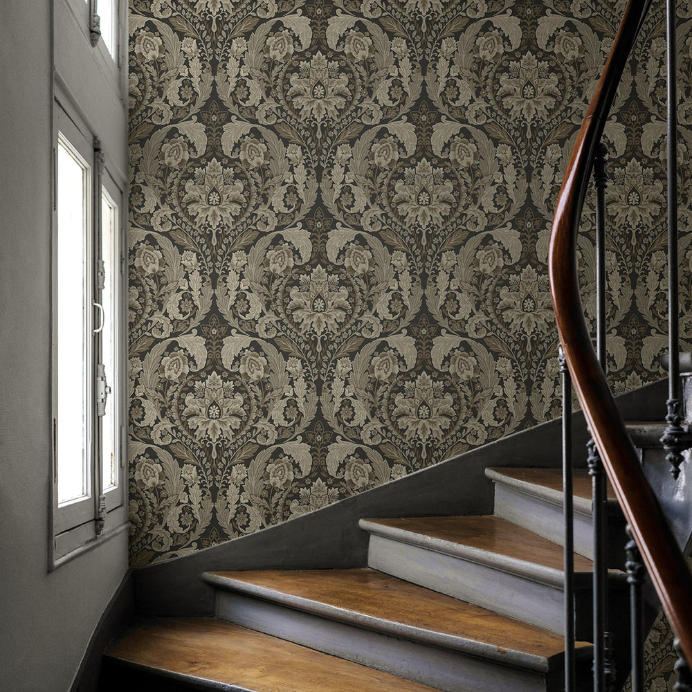 
                  
                    HG12907 vintage damask peel and stick wallpaper victorian from Harry & Grace
                  
                