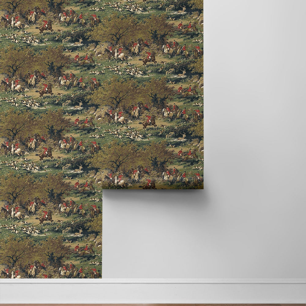 
                  
                    HG13002 hunt scene peel and stick wallpaper roll from Harry & Grace
                  
                