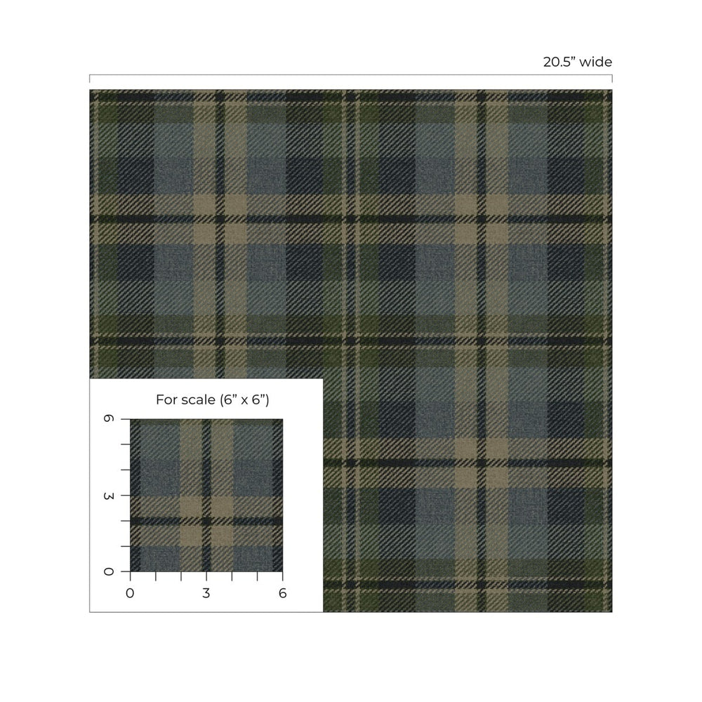 
                  
                    Plaid peel and stick wallpaper scale HG13102 Harry & Grace
                  
                