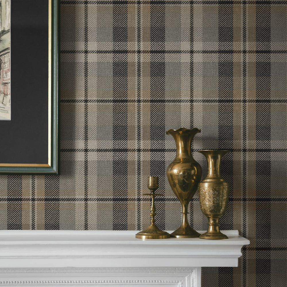 
                  
                    Neutral plaid peel and stick wallpaper antique HG13107 Harry & Grace
                  
                