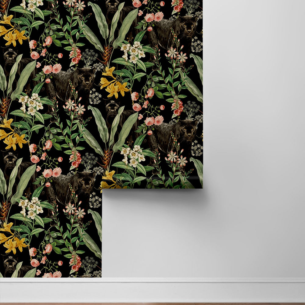 
                  
                    HG13900 Panther jungle tropical peel and stick wallpaper roll from Harry & Grace
                  
                