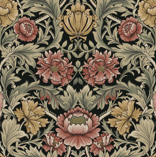 HG14000 acanthus floral vintage peel and stick wallpaper from Harry & Grace