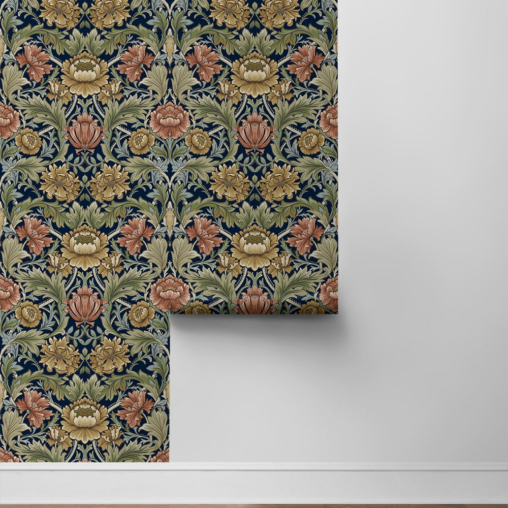 
                  
                    HG14002 acanthus floral vintage peel and stick wallpaper roll from Harry & Grace
                  
                