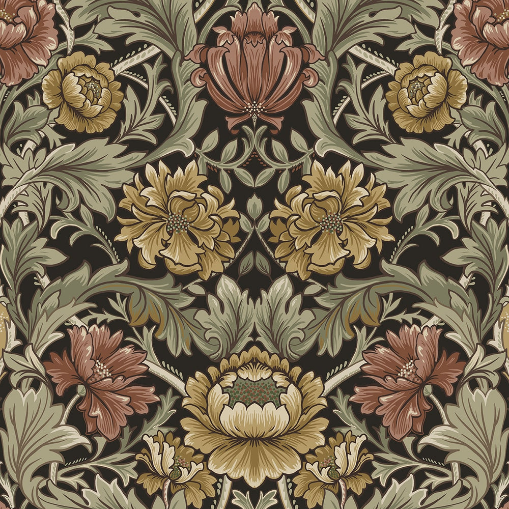 
                  
                    HG14006 acanthus floral vintage peel and stick wallpaper from Harry & Grace
                  
                