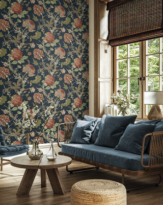 Jacobean Trail Vintage Premium Matte Non-Woven Peel and Stick Wallpaper