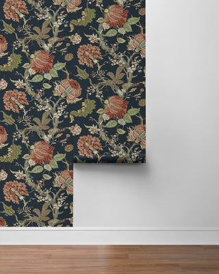 Jacobean Trail Vintage Premium Matte Non-Woven Peel and Stick Wallpaper